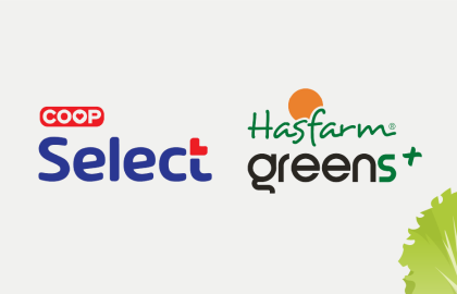 Hasfarm Greens+ và Co.op Select