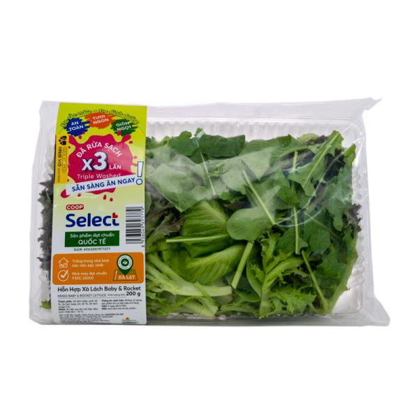 Hỗn hợp xà lách baby & rocket - Co.op Select